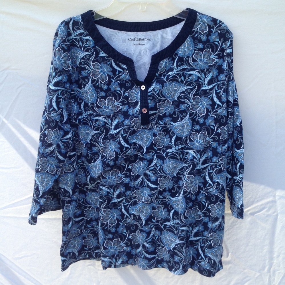 Croft & Barrow Blue Shirt